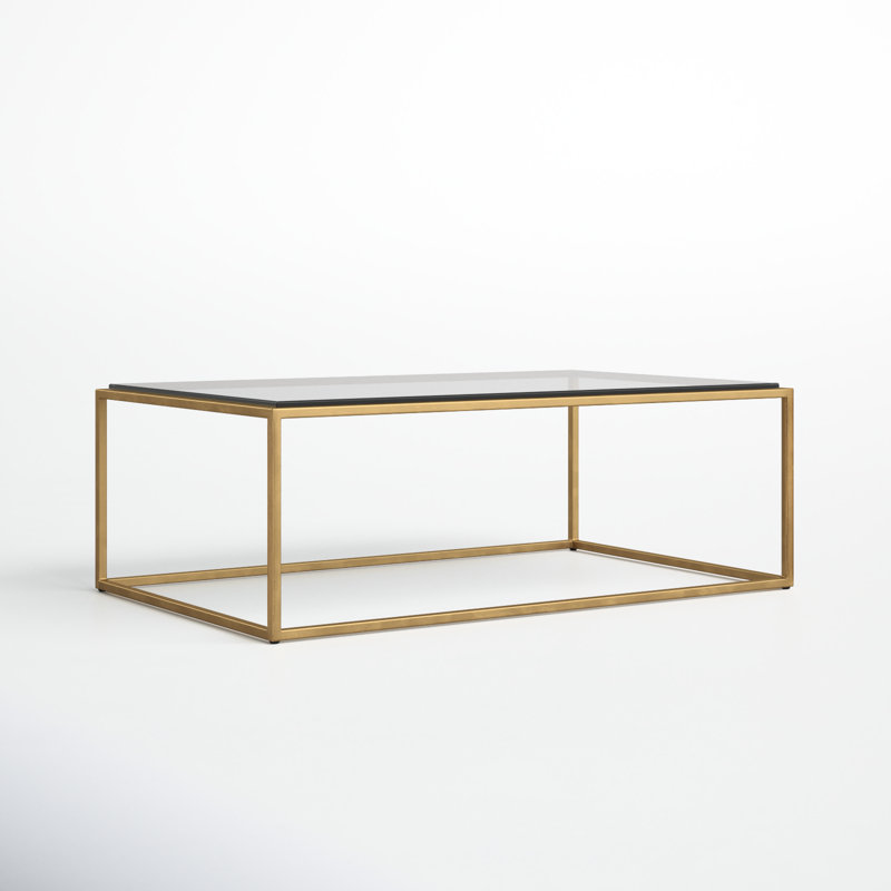 Evian Coffee Table, Gold