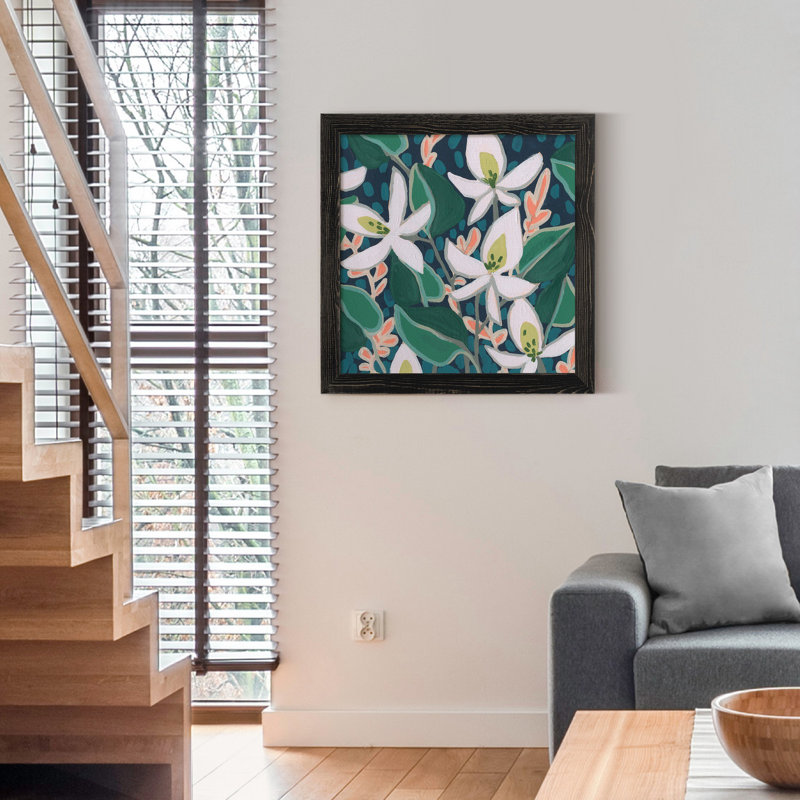 Dandelion Whisper II-impression de cadre photo, H 27,5 po x l 27,5 po x P 1,5 po, Toile avec cadre noir