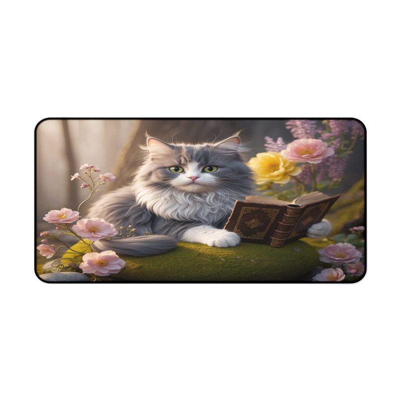 Polyester Desk Pad, 14.4x12.1
