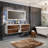 Kiskimere 74.88" Wall-Mounted Double Bathroom Vanity Set