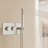 3-Function Ceiling-Mounted Shower System With 12" Ultra-Thin Square Shower Head,Body Jets And Hand Shower (Valve Included)-113407274