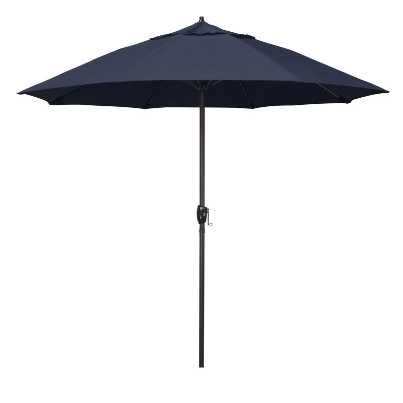 Parasol de marché 7,5 pi Gino, H 102 po x l 108 po x P 108 po, Spectre indigo Sunbrella®