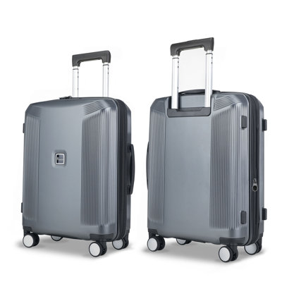 20 Inch Lightweight Expandable Carry On Luggage, PC Hardside Suitcase With Spinner Wheels & TSA Lock