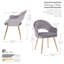 45.49cm H Velvet Upholstered Armchair-528640416