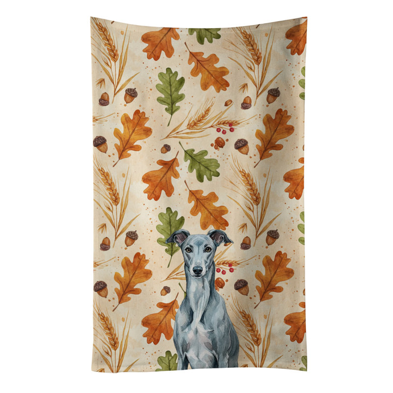 Serviette de cuisine Blue Brindle Greyhound Heirloom, Blue Brindle Greyhound