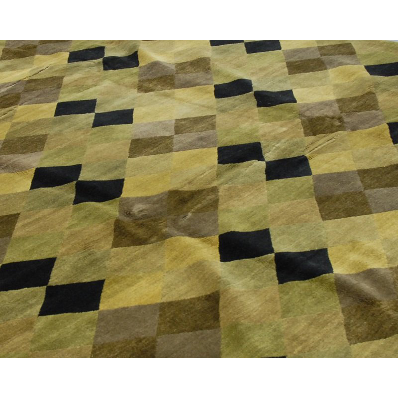 Argyle Wool Geometric Area Rug, Rectangle 9' x 12'