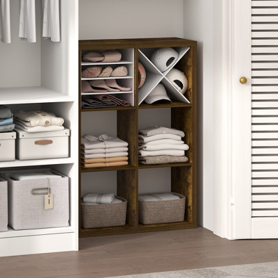 Heddy 76.2cm W Manufactured Wood Shelving Unit