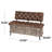 Angeles Faux Leather Upholstered Storage Bench