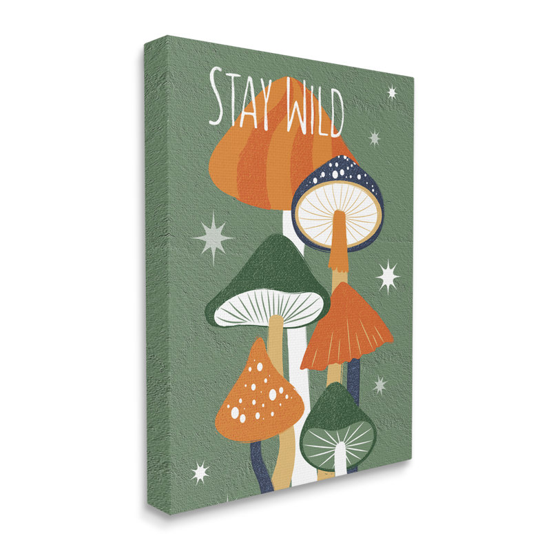 «Stay Wild Mushroom» par Martina Pavlova, H 20 po x l 16 po x P 1,5 po