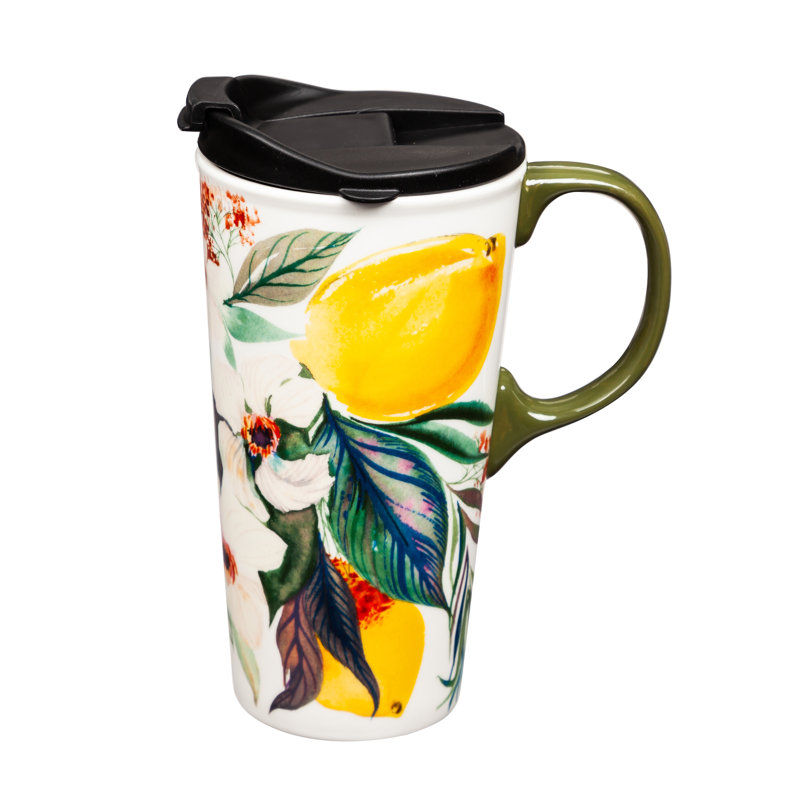 Evergreen Enterprises, Inc Ceramic Travel Mug