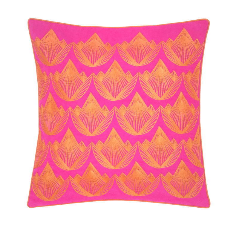 Coussin Rochelle Porter Lotus 20 x 20, Orange / rose