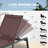 1PC Adjustable 5-Position Outdoor Patio Chaise Lounge Chair-1978452332