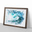 Surfing the Wave in Abstract - Picture Frame Painting Print on MDF-55616795-55616793