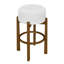 Tabourets de bar en bois de qualité supérieure, noyer foncé, design moderne pour la maison