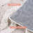 Washable Low Pile Area Rug 8X10 Ft - Non-Slip Modern Geometric Beige & Apricot-383709360