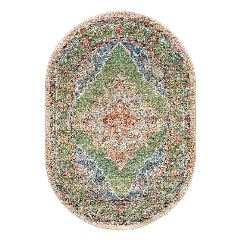 Alresford Oriental Indoor Rug, Oval 4'1" x 6'1"