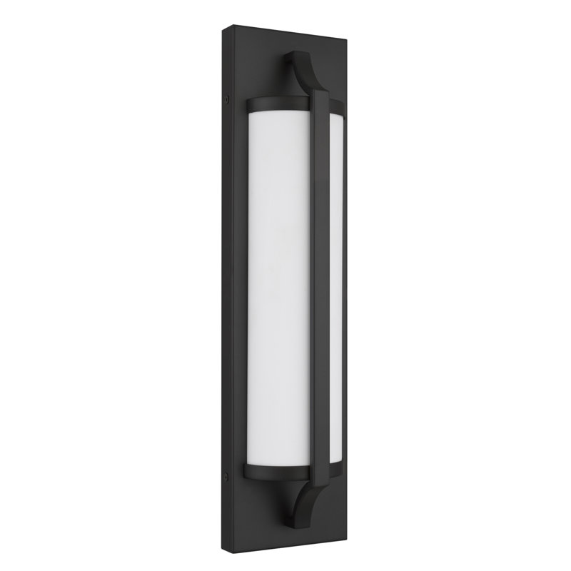 Barre d'éclairage de meuble-lavabo moderne / contemporaine à DEL intégrée 18 po noir