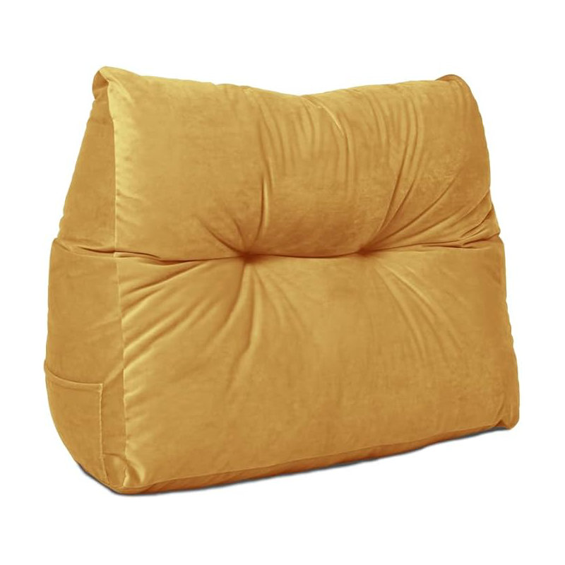 Hollaway Triangular Cushion Pad, Mustard