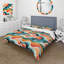 Mod Wave Revival - Ensemble de housse de couette Mid-Century - Microfibre de polyester-1128170193