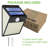 LED Solar Power Dusk to Dawn Outdoor Security Wall Pack with Motion Sensor (pack of 6)