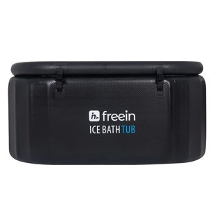 Freein Black Polyvinyl Chloride (PVC) Insulated Ice Bath Lid , No Chiller Included