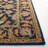 Ferrera Oriental Handmade Tufted Wool Navy Area Rug-317853496
