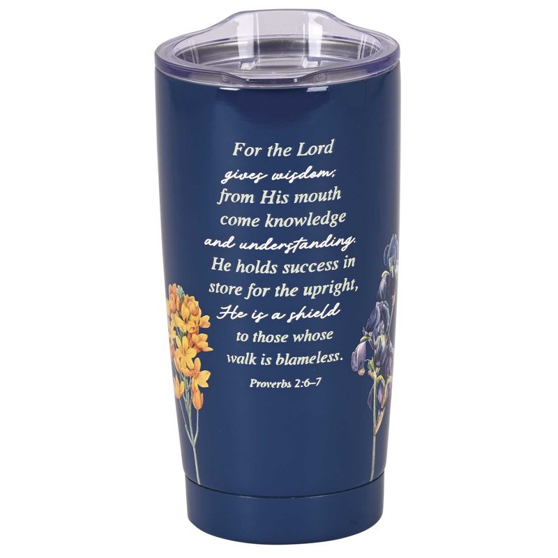 Verre culot Floral Scriptures 20 oz