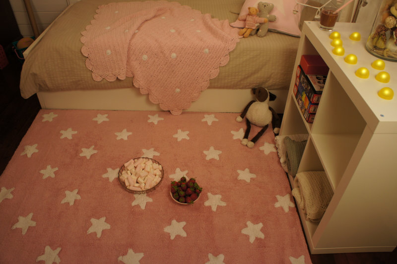 Star Cotton 120cm X 160cm Area Rug, Rectangle 120 x 160cm