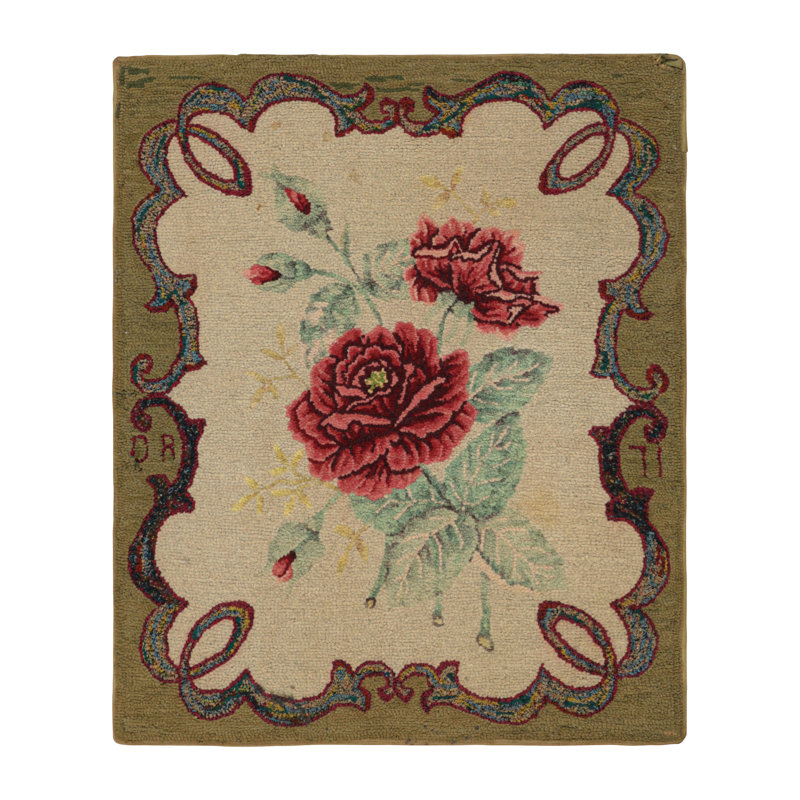 One-of-a-Kind 2’x2’6” Area Rug