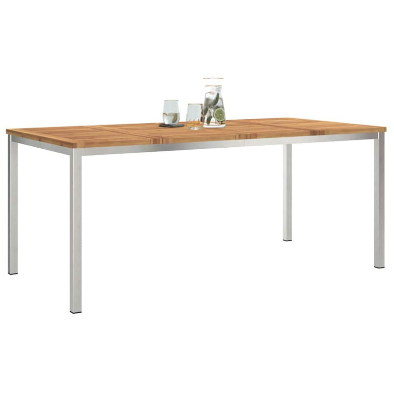 Rectangular Outdoor Table, 75cm H x 180cm W x 90cm D