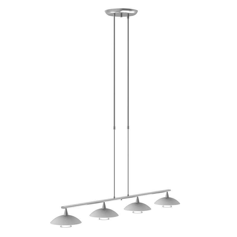 Uzma 3 - Light Steel Cone Pendant