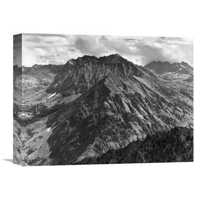 From Windy Point, Middle Fork, Kings River Canyon, Proposed as a National Park, California, 1936 by Ansel Adams - Photograph Print on Canvas -  Vault W Artwork, 45C624DB05374B92B24048D555CCA6D0