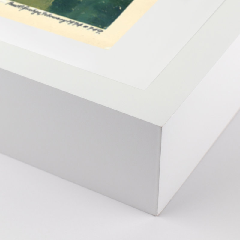 Silva Print, White, 18" H x 24" W x 1.5" D