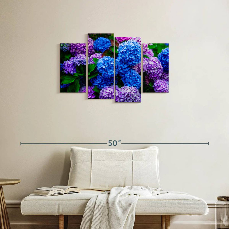 Jardin d'hortensias Harnek, H 22 po x l 36 po