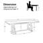 Ahmani 84" W Rectangular Wood Dining Table