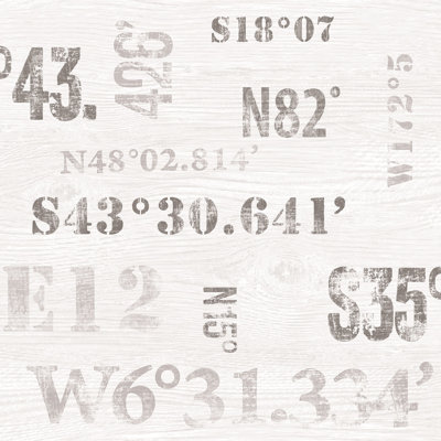 Deauville 2 Nautical Coordinates Wallpaper Roll