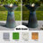 Loulou Weather Resistant Bowl & Stand Fountain with Light-1296550314
