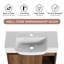 Meuble-lavabo simple 24 po avec comptoir en céramique 24 po