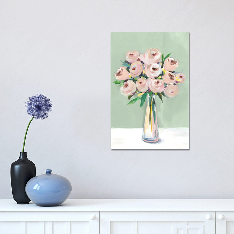 Hello Spring II by Isabelle Z - Painting on Canvas, 30.48 cm H x 45.72 cm W, Wrapped Canvas