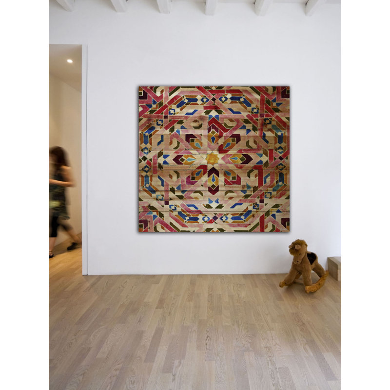 Farnatchi par Parvez Taj - impression sur bois, H 40 po x l 40 po x P 1,5 po