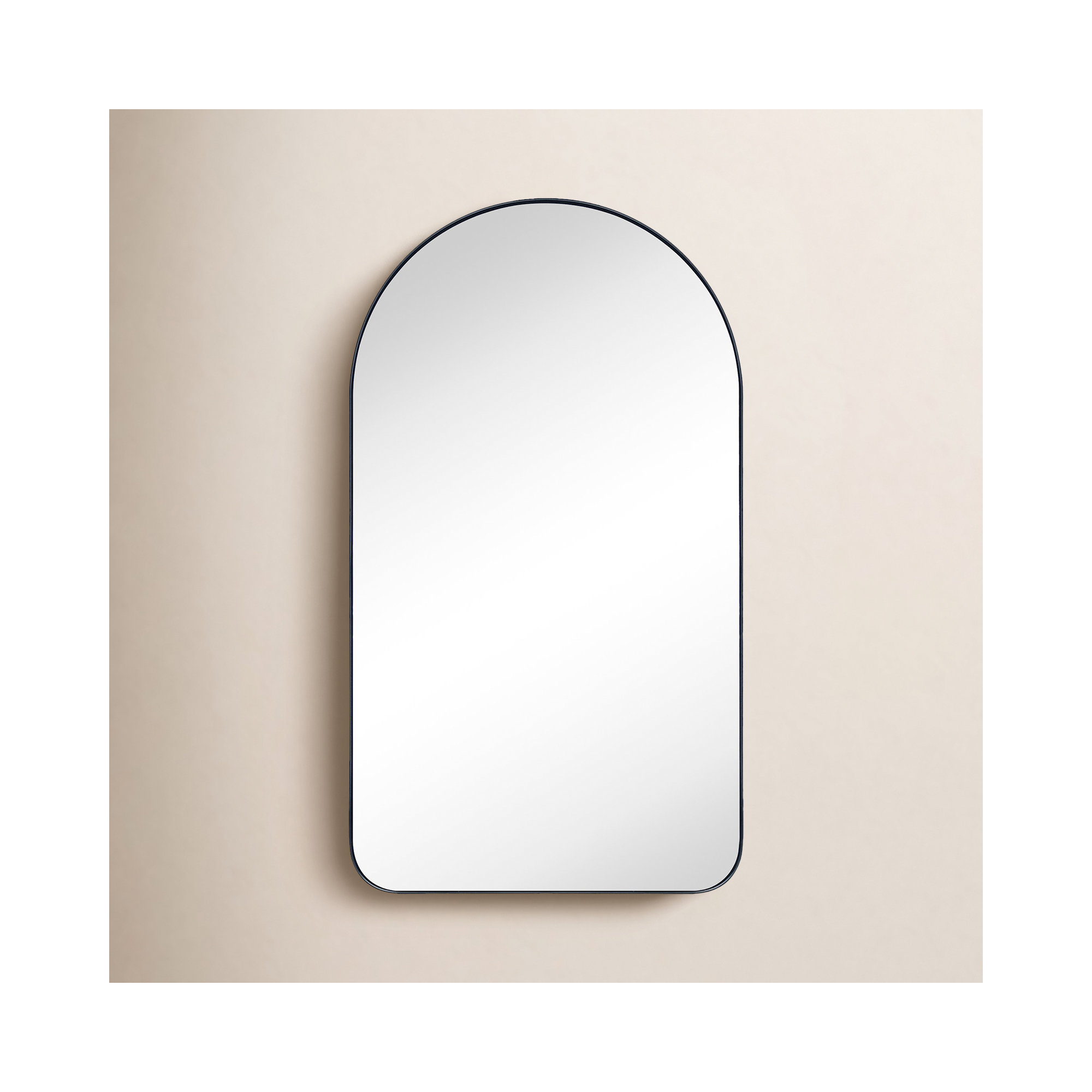 Recessed Medicine Cabinet, Black, 28.3" H x 16" W x 4.96" D