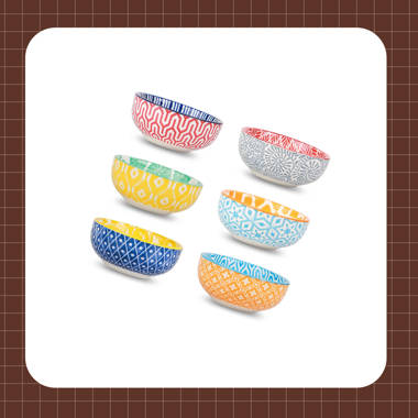 Wildon Home® Ceramic Dipping Bowls, 2.5oz Mini Bowls Soy Sauce