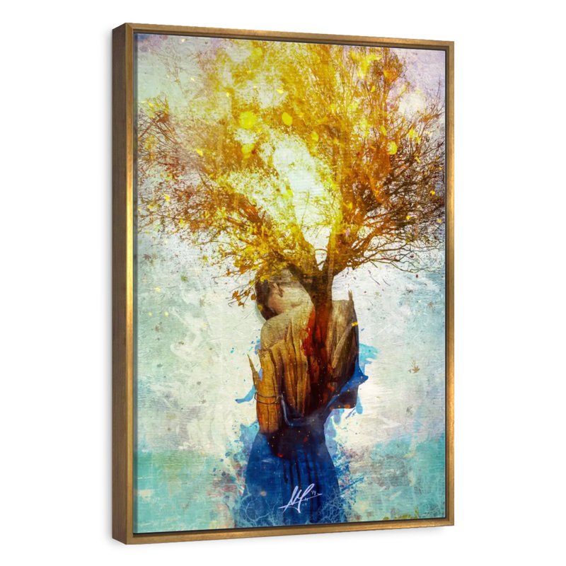 Forgiveness, Floating Frame Gold, 27" x 40"