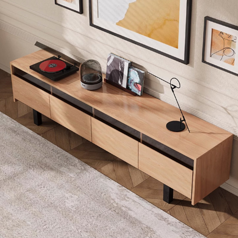 Meuble télé en bois massif personnalité