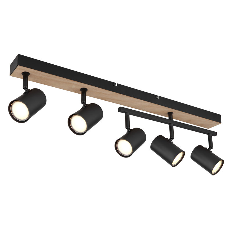 Spotlight, Matt black/walnut
