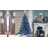 6FT Pre-Lit Hinged Artificial Fir Chritmas Tree