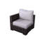 Ensemble de conversation en osier pour 6 personnes avec coussins Caron-1617615029
