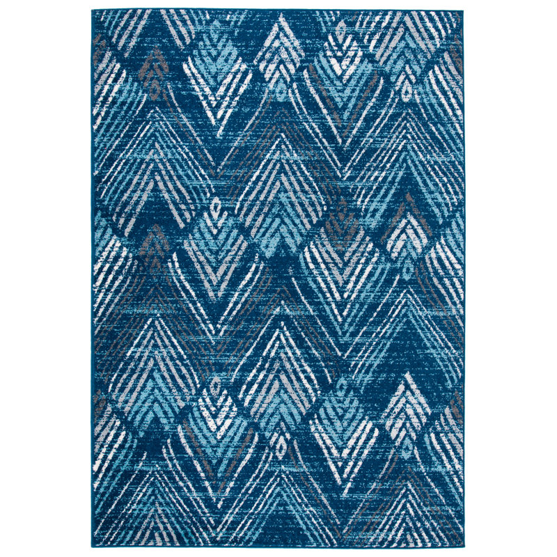 Brynlea Performance Chevron Rug, Rectangle 3' x 5'