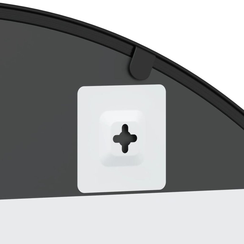 Miroir mural Winston Porter 23,6 "x 11,8" noir, 15,7 po x 31,5 po