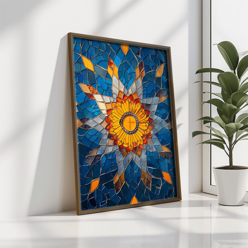 Elegant Decorative Framed MDF Painting, 13.8 x 18.5 x 0.1 inches | 100% MDF with 3 mm Thickness, 100% Pine Wood Frame | UV Printed Artwork for Stylish Home Decor, Perfect for Living Room or Office